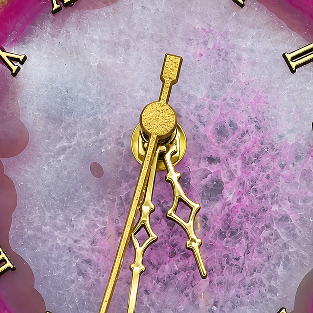 Reloj de ágata, detalle de la esfera